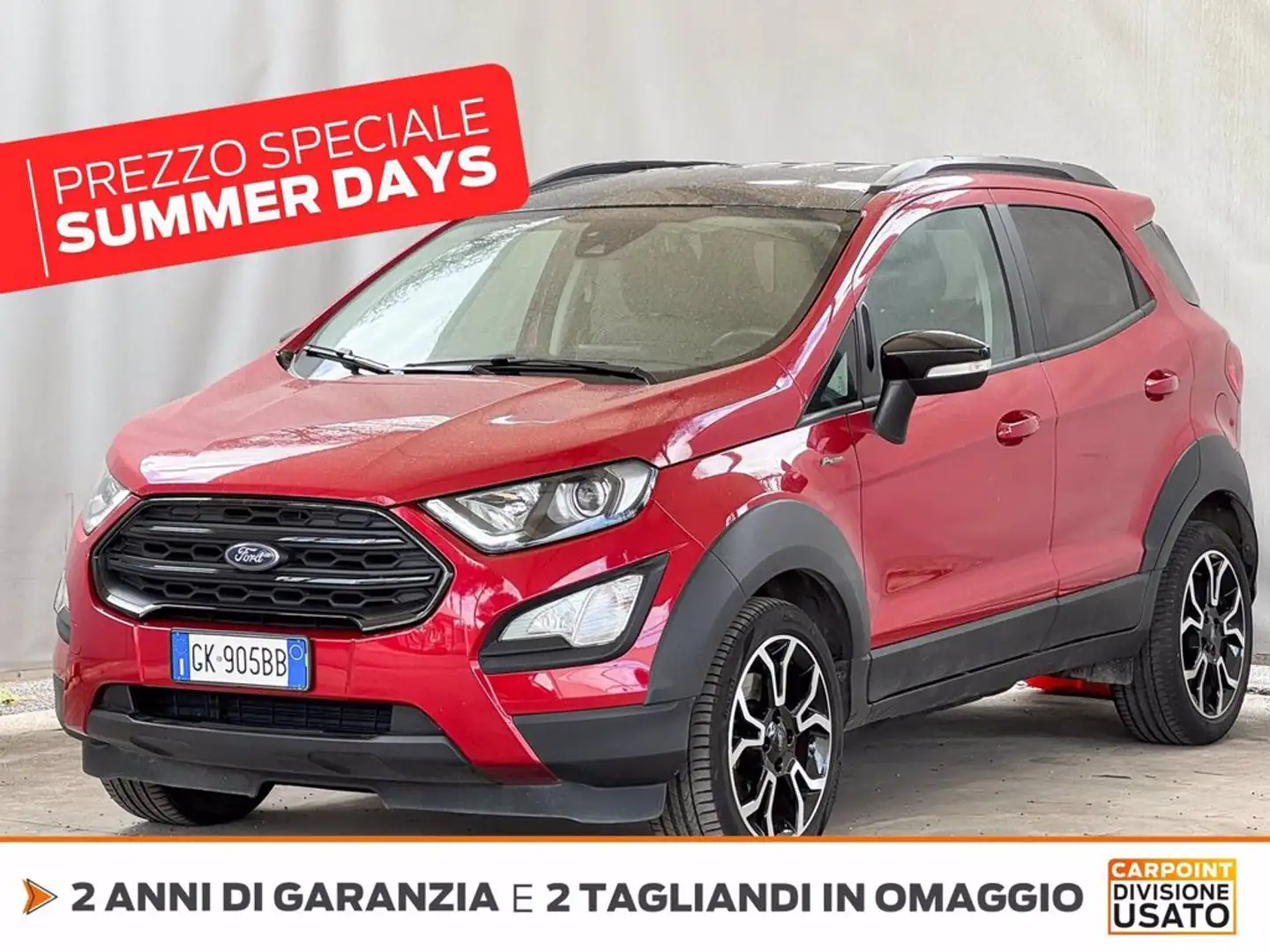 Ford EcoSport 1.0 ecoboost active s&s 125cv Rosso - 1