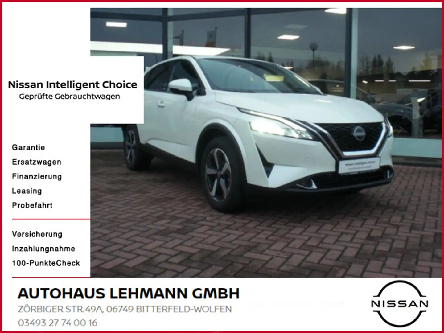 Nissan Qashqai 1.3 MHEV N-Connecta NAVI KAMERA SHZ Weiß - 1