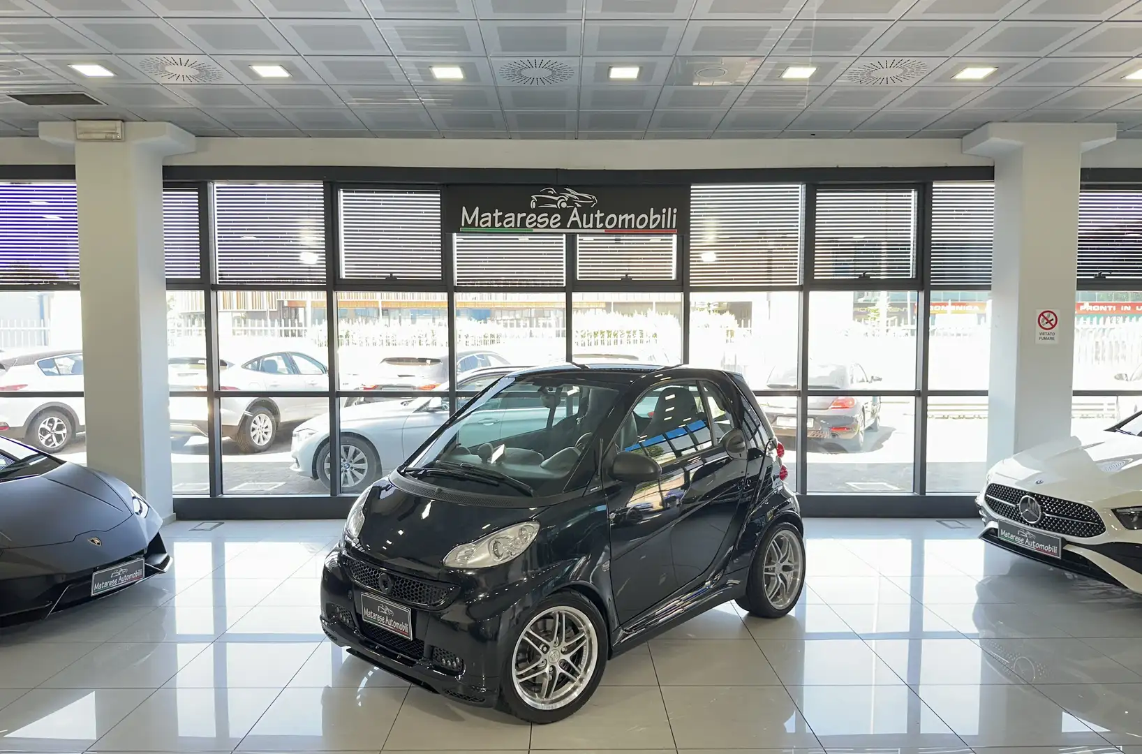 smart forTwo BRABUS 1.0 102cv CarPlay+Pelle Finanziabile Permut Nero - 1