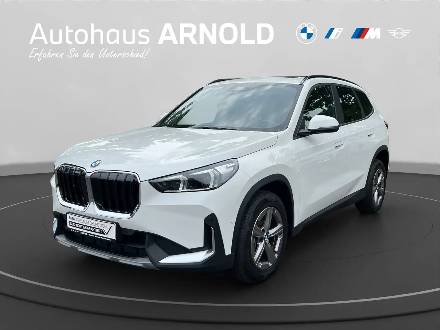 BMW X1 sDrive18i Pano.Dach RFK GSD. AHK Blanc - 2