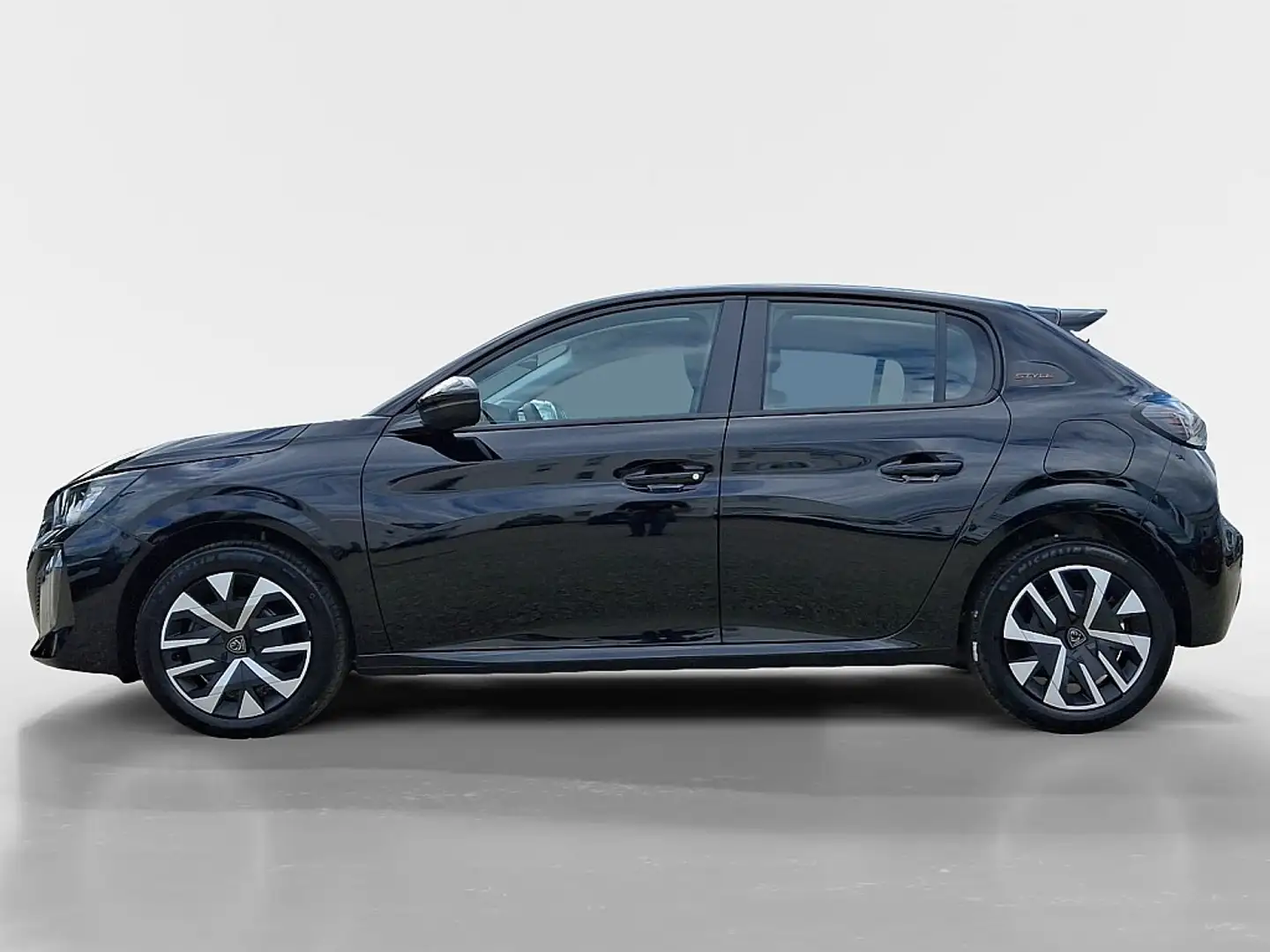 Peugeot 208 Hybrid 100 e-DCS6 Style Zwart - 2