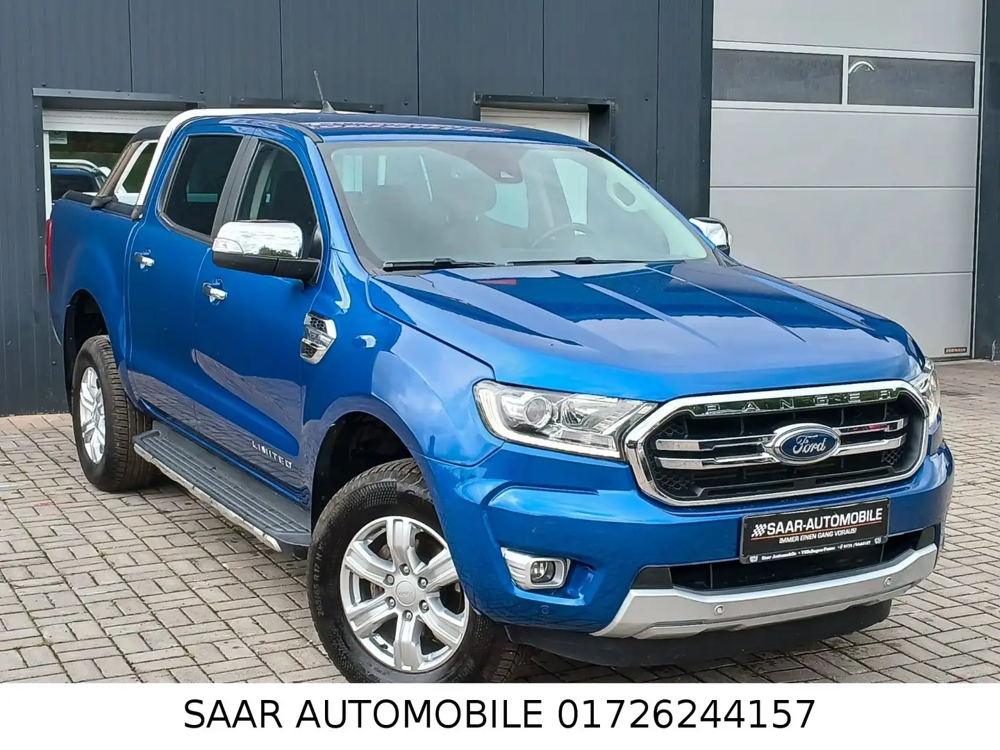 Ford Ranger Limited 3.2D ATDoppelkabine 4x4/AHK/EURO6 Blau - 1
