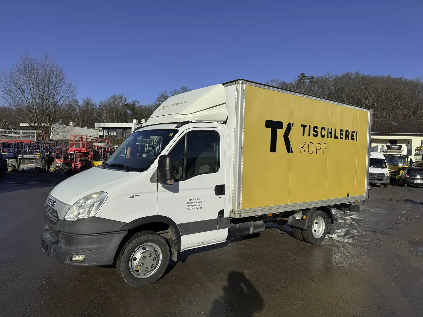Iveco Dayli 35C15L Koffer 3,5 T Klima Tempomat AHK - 1