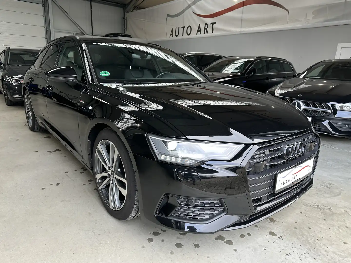 Audi A6 40 S line quattro virtual STHZ ACC AHK Schwarz - 1