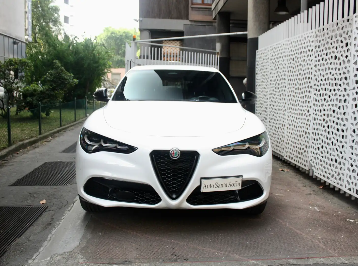 Alfa Romeo Stelvio Stelvio Veloce Q4 280cv auto-Unico propr-Full opz Bianco - 2