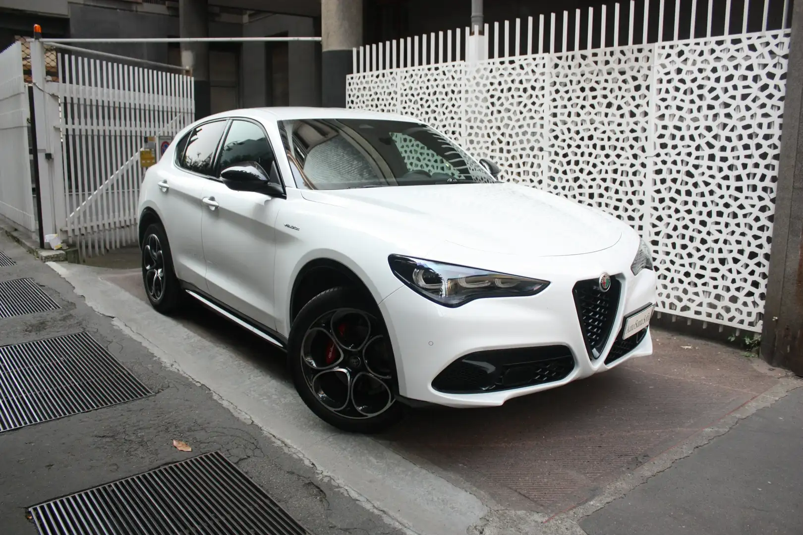 Alfa Romeo Stelvio Stelvio Veloce Q4 280cv auto-Unico propr-Full opz Bianco - 1
