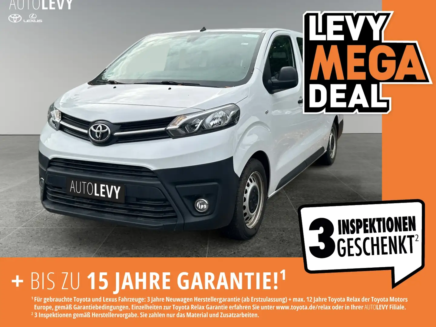 Toyota Proace Kombi 2.0 D-4D L2 Comfort Matrix 2xKlima Wit - 1