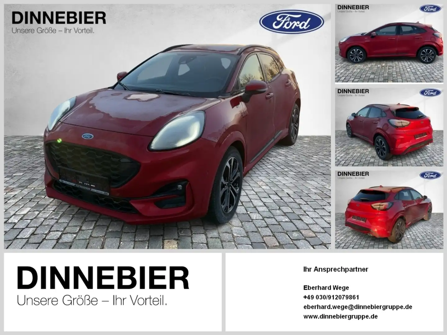 Ford Puma ST-Line X LED+Navi+Kamera+Winterpaket Rot - 1