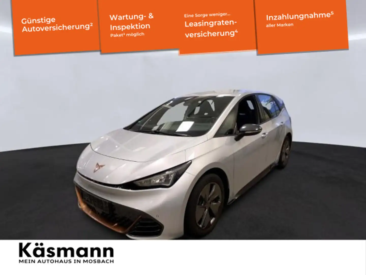 CUPRA Born 150kW 58kWh NAVI KAM SHZ LED ACC Argent - 1