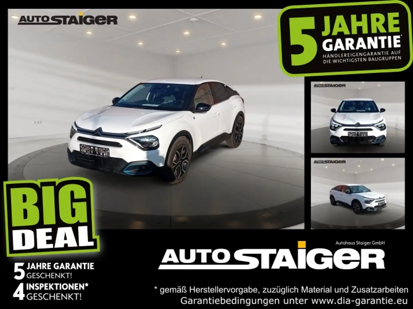 Citroen C4 Shine Elektro *Navi*Keyless*LM*HeadUp* Weiß - 1