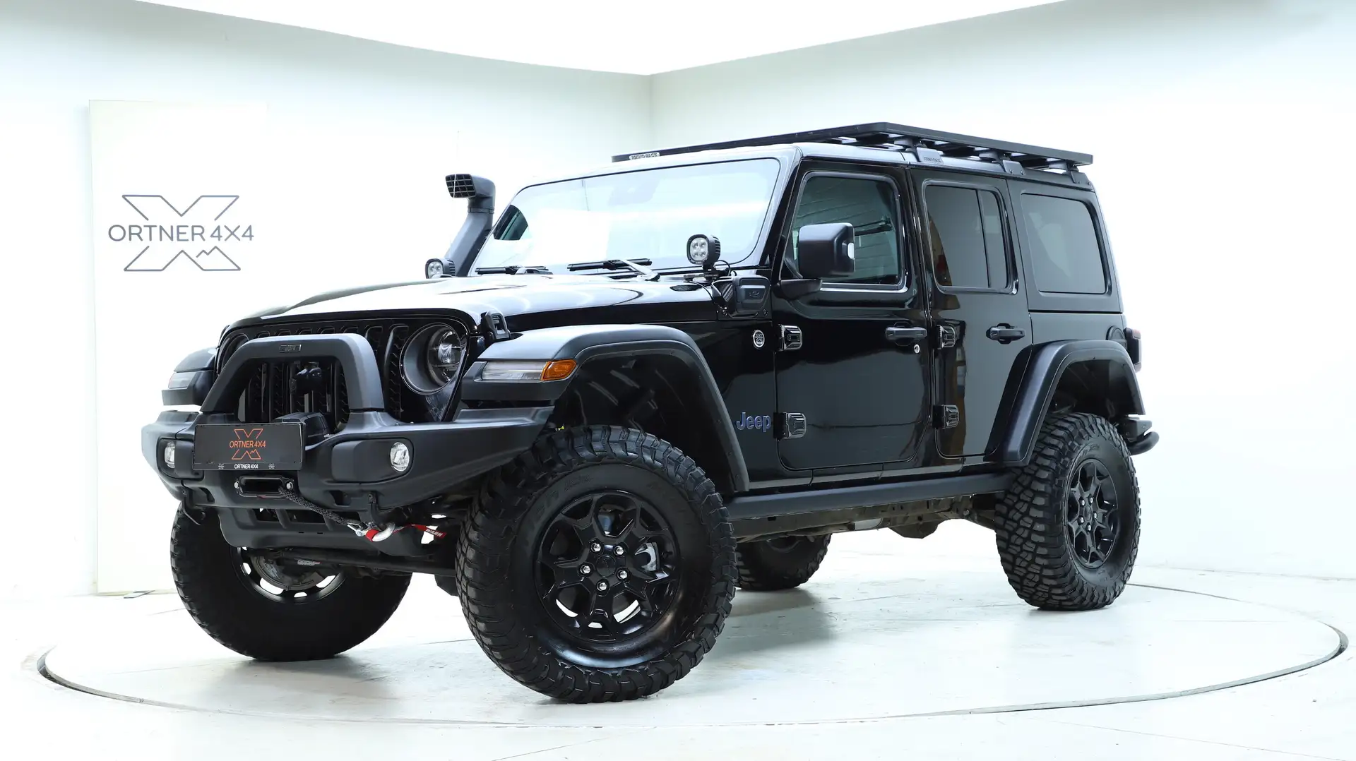 Jeep Wrangler Rubicon 4xe ORTNER 4X4 #225 Schwarz - 2
