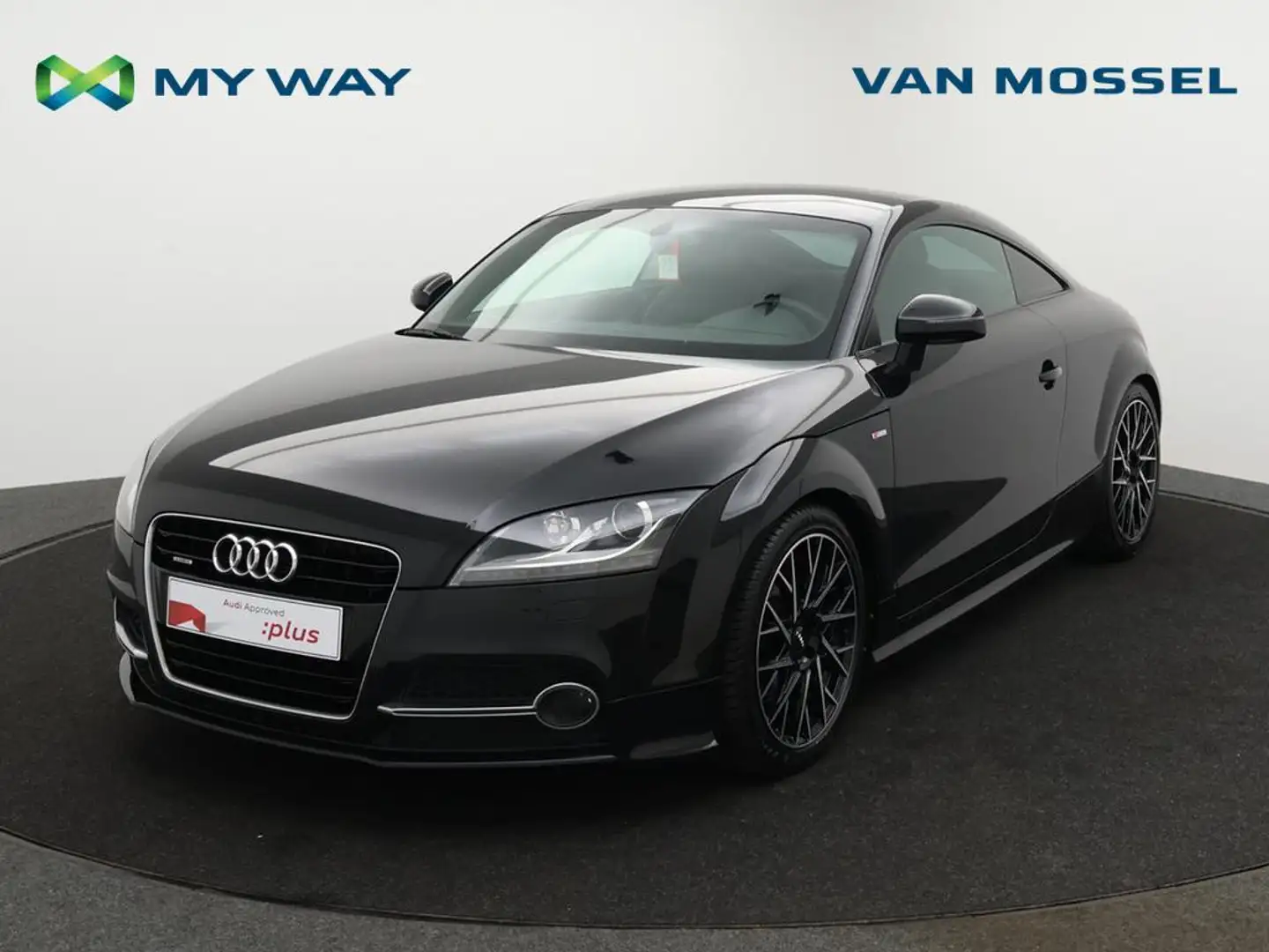 Audi TT Coupé Audi TT Coupé 1.8TFSI 160PK *AUTOMAAT*NAVI*B Zwart - 1