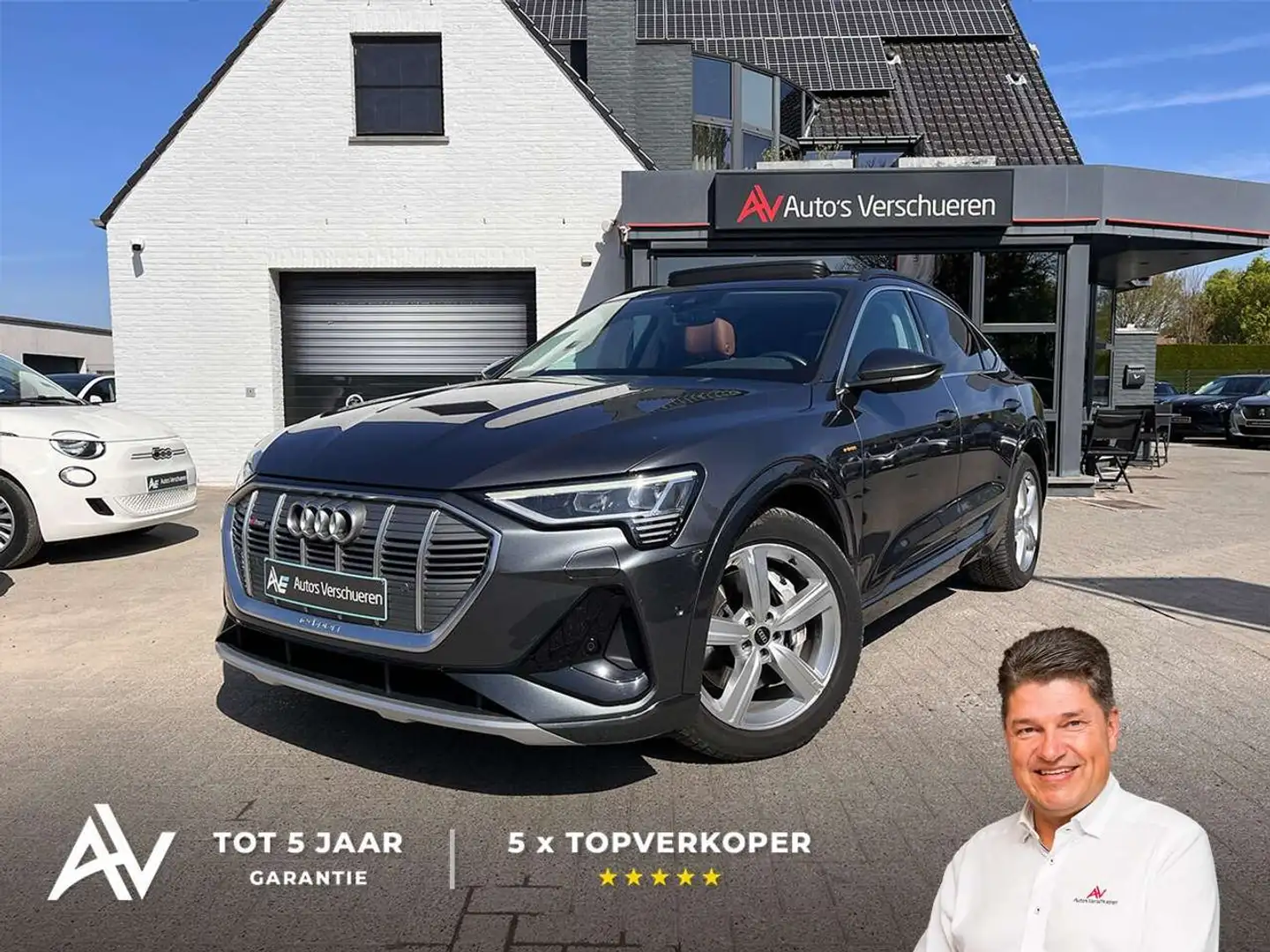 Audi e-tron Sportback 55 Quattro S-Line 95 kWh ** Pano Ca... Gris - 1