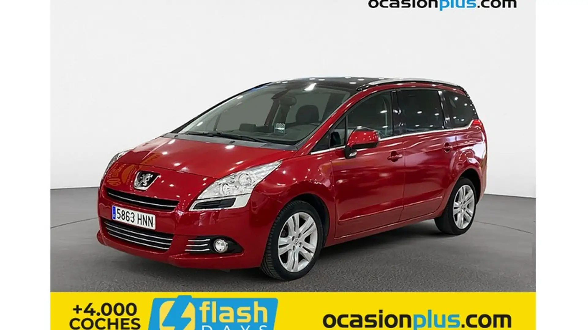 Peugeot 5008 1.6HDI FAP Allure 115 Rojo - 1