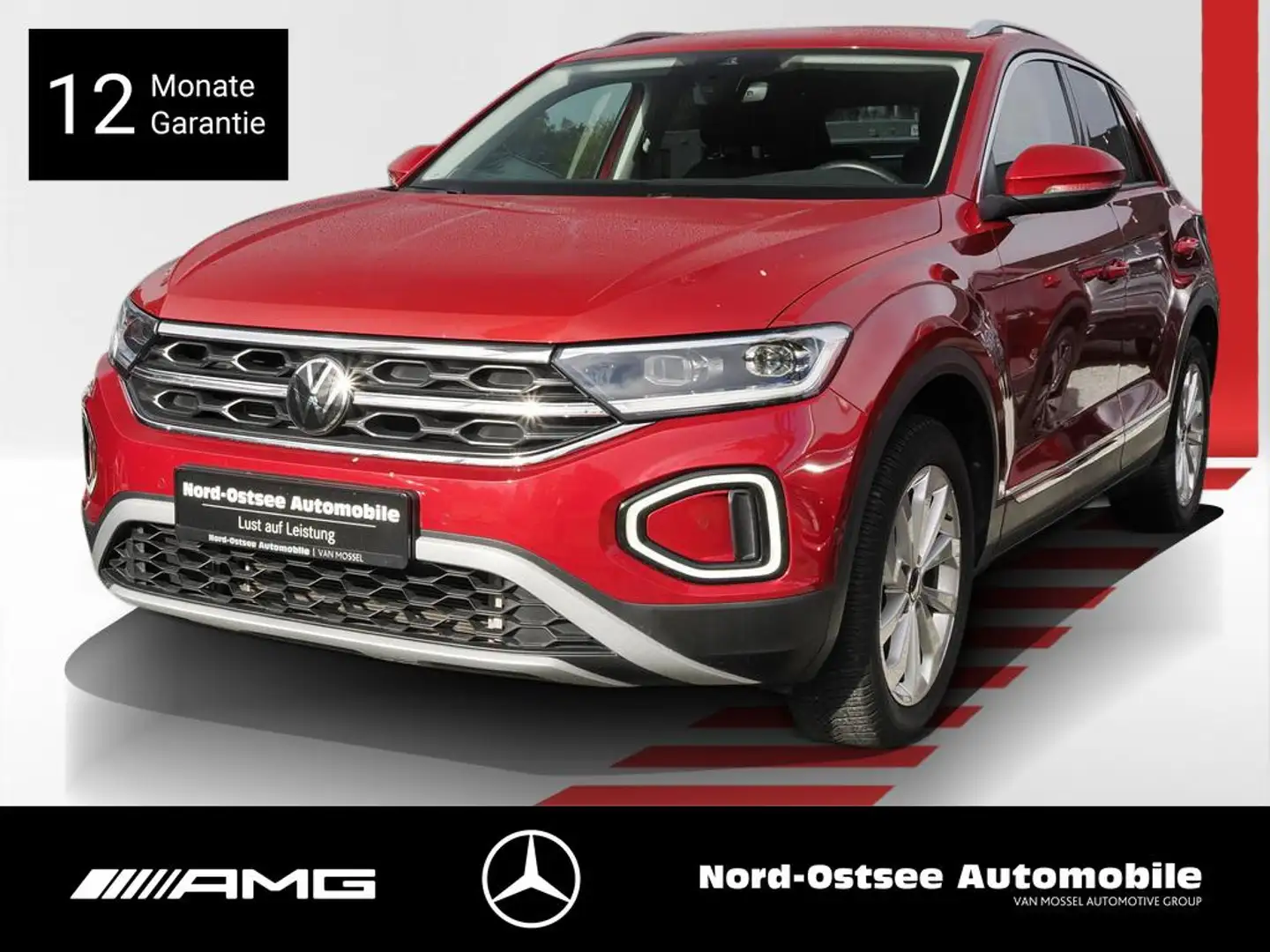 Volkswagen T-Roc 2.0 TDI STYLE KAMERA KLIMA SHZ NAVI ISOFIX Rouge - 1