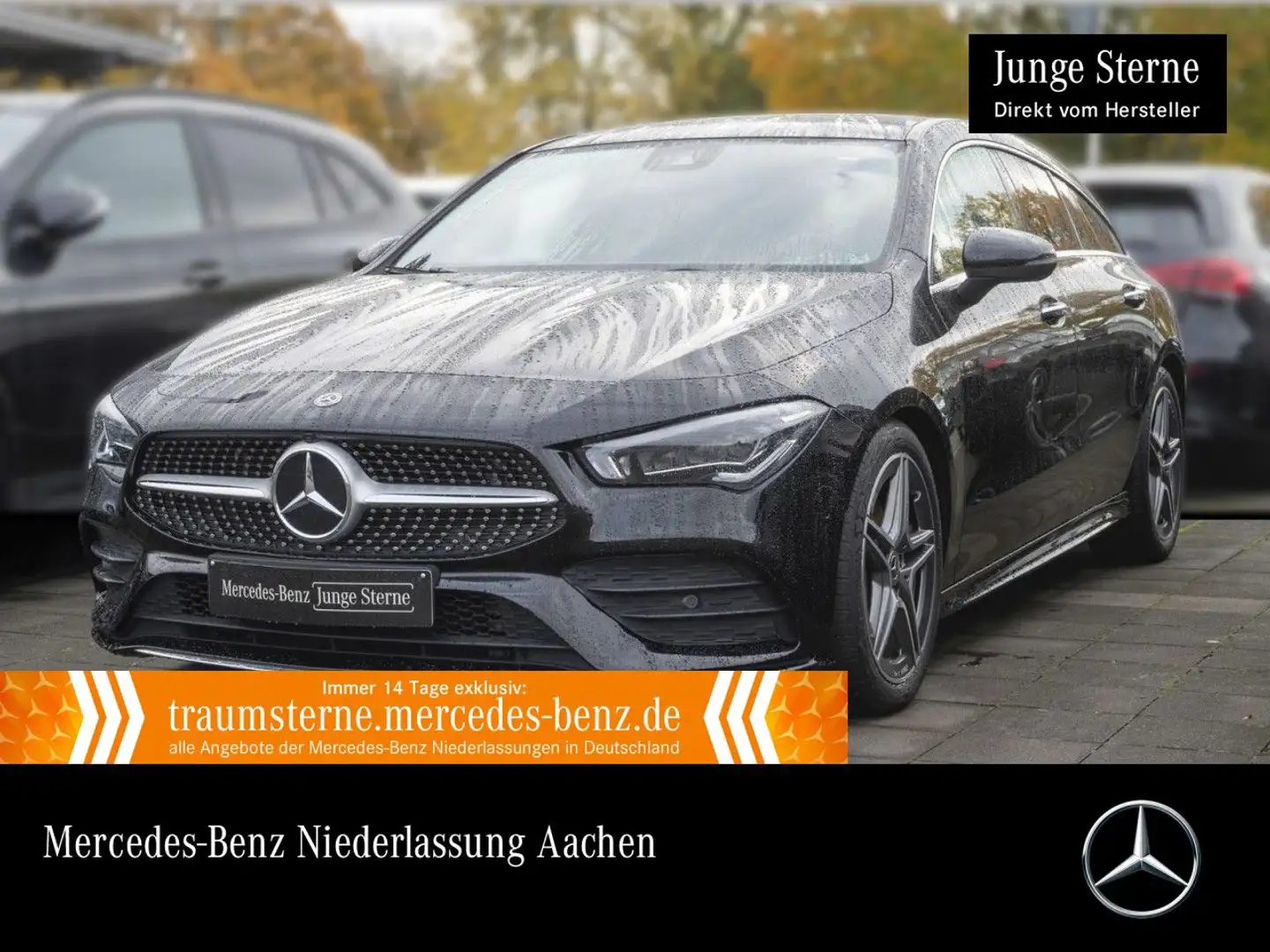 Mercedes-Benz CLA 200 AMG+PANO+360°+AHK+MULTIBEAM+TOTW+KEYLESS Noir - 1
