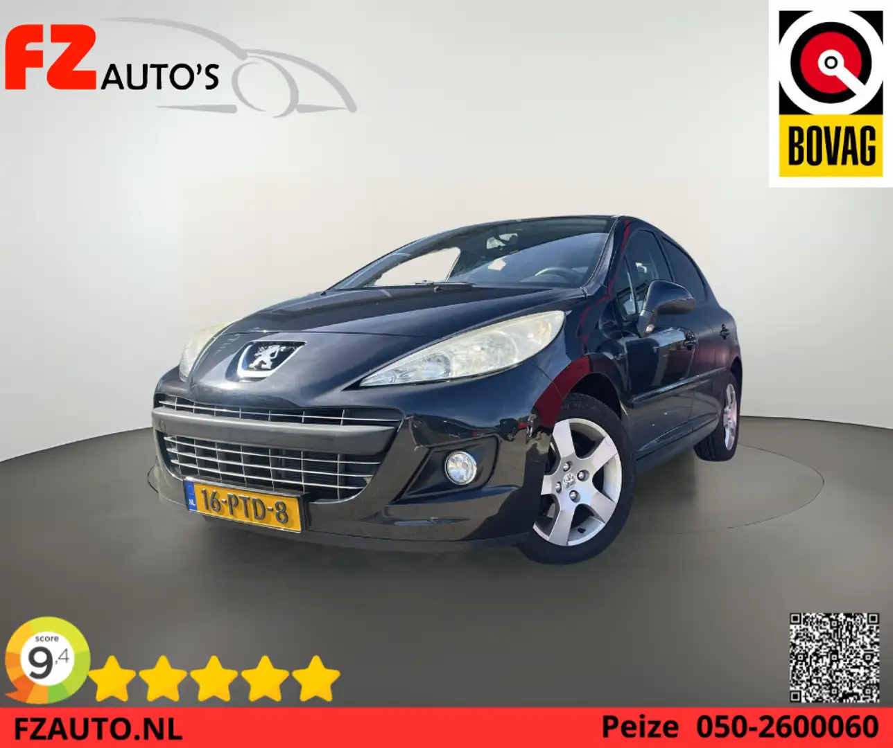Peugeot 207 1.6 VTi Sportium - Airconditioning - Trekhaak - Cr Zwart - 1