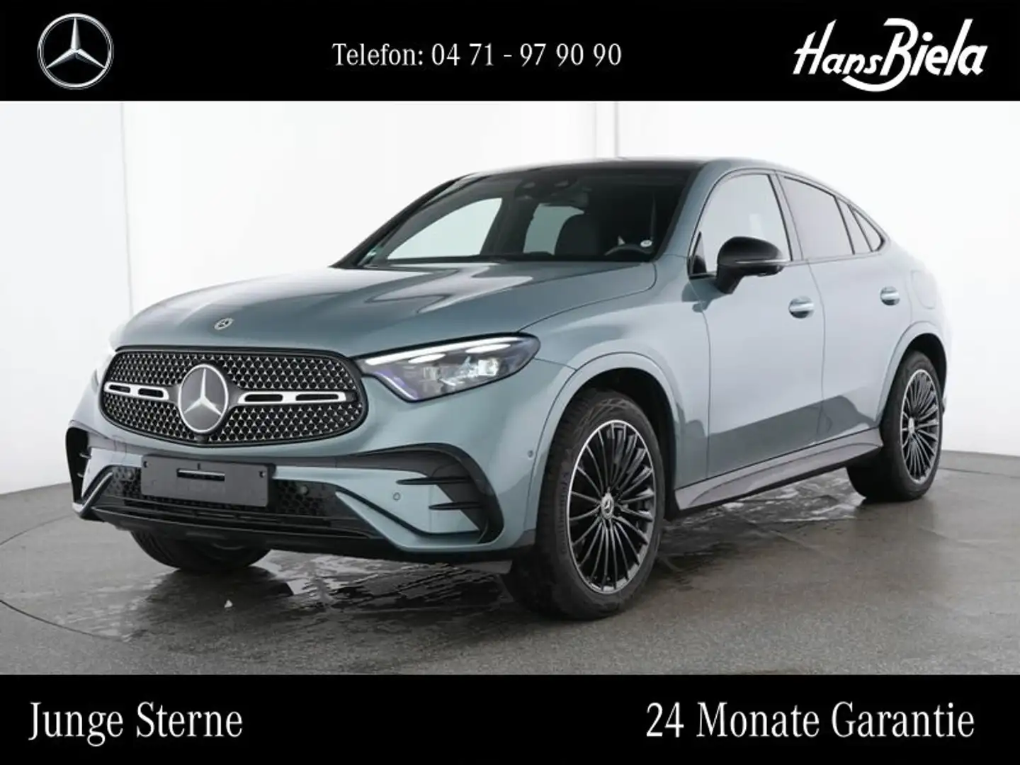 Mercedes-Benz GLC 400 GLC 400 e 4M Cp AMG Prem+/20"/Night/Pano/Bur/AHK Silber - 1