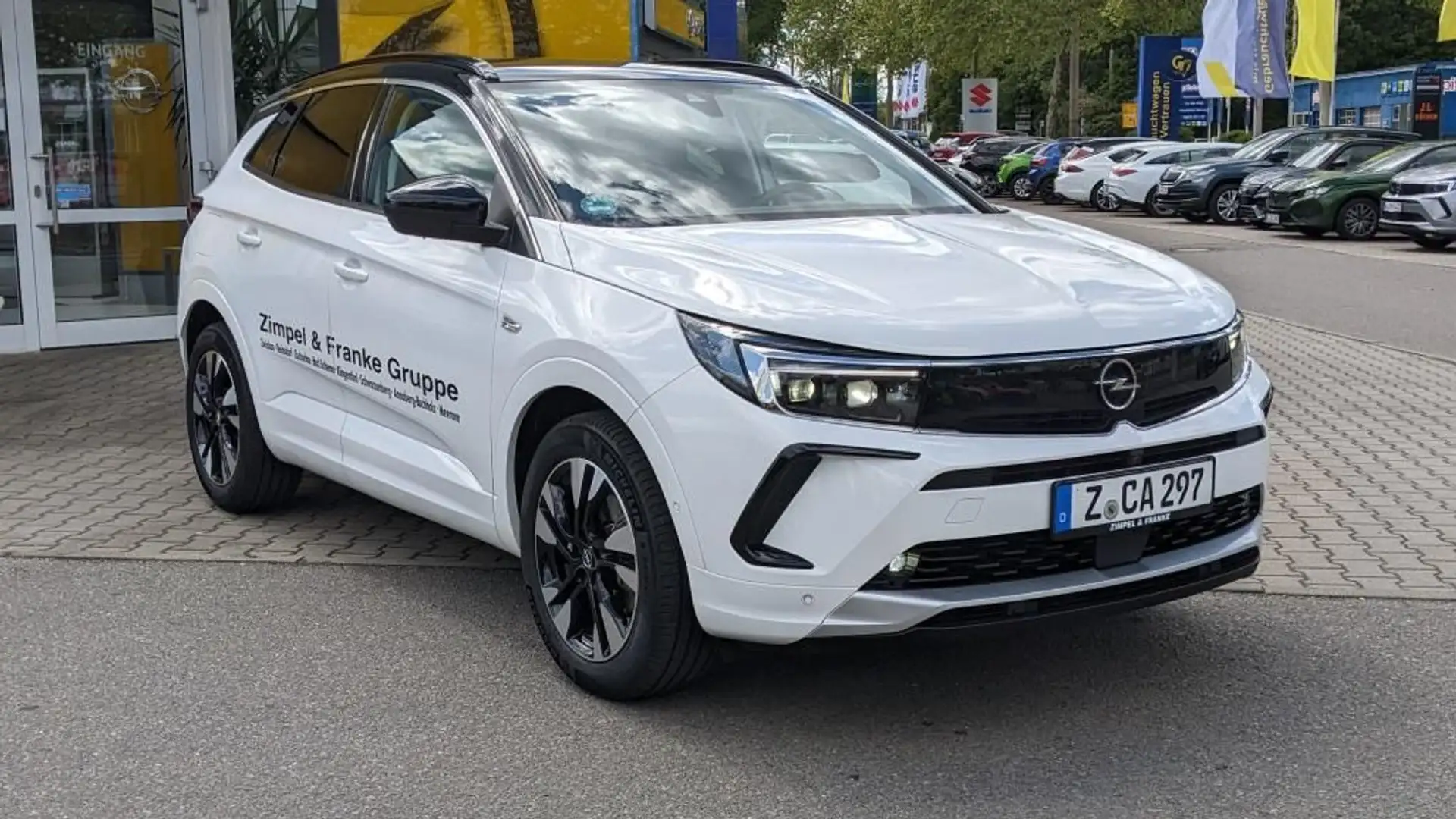 Opel Grandland X Grandland Elegance 1.2 Direct Injection Turbo AT Weiß - 1
