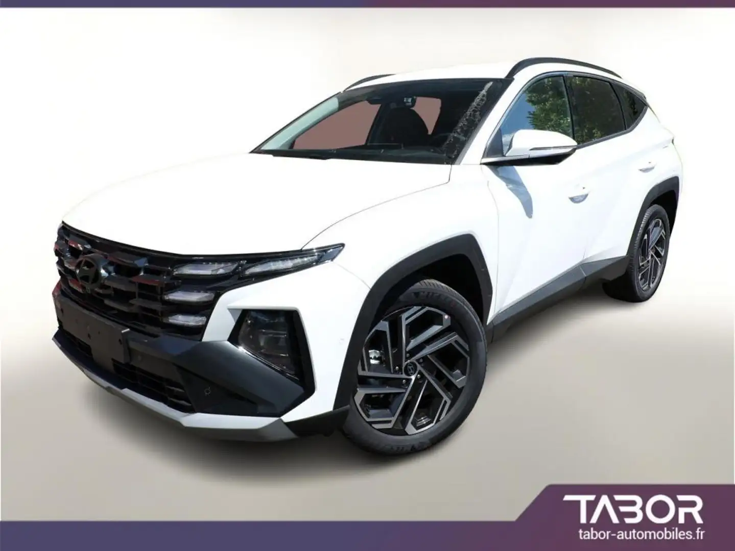 Hyundai TUCSON 1.6 HEV 215 N Line Matrix cam Blanc - 1