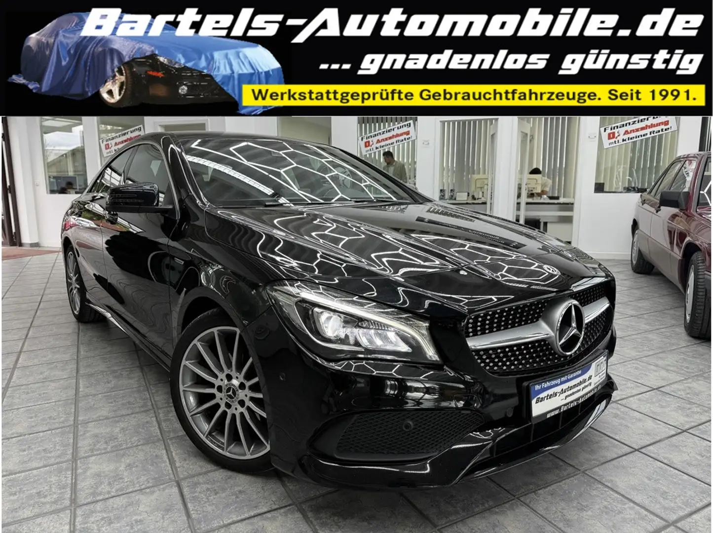 Mercedes-Benz CLA 200 d AMG-Line, LED, Leder, Navi, Panorama Noir - 1
