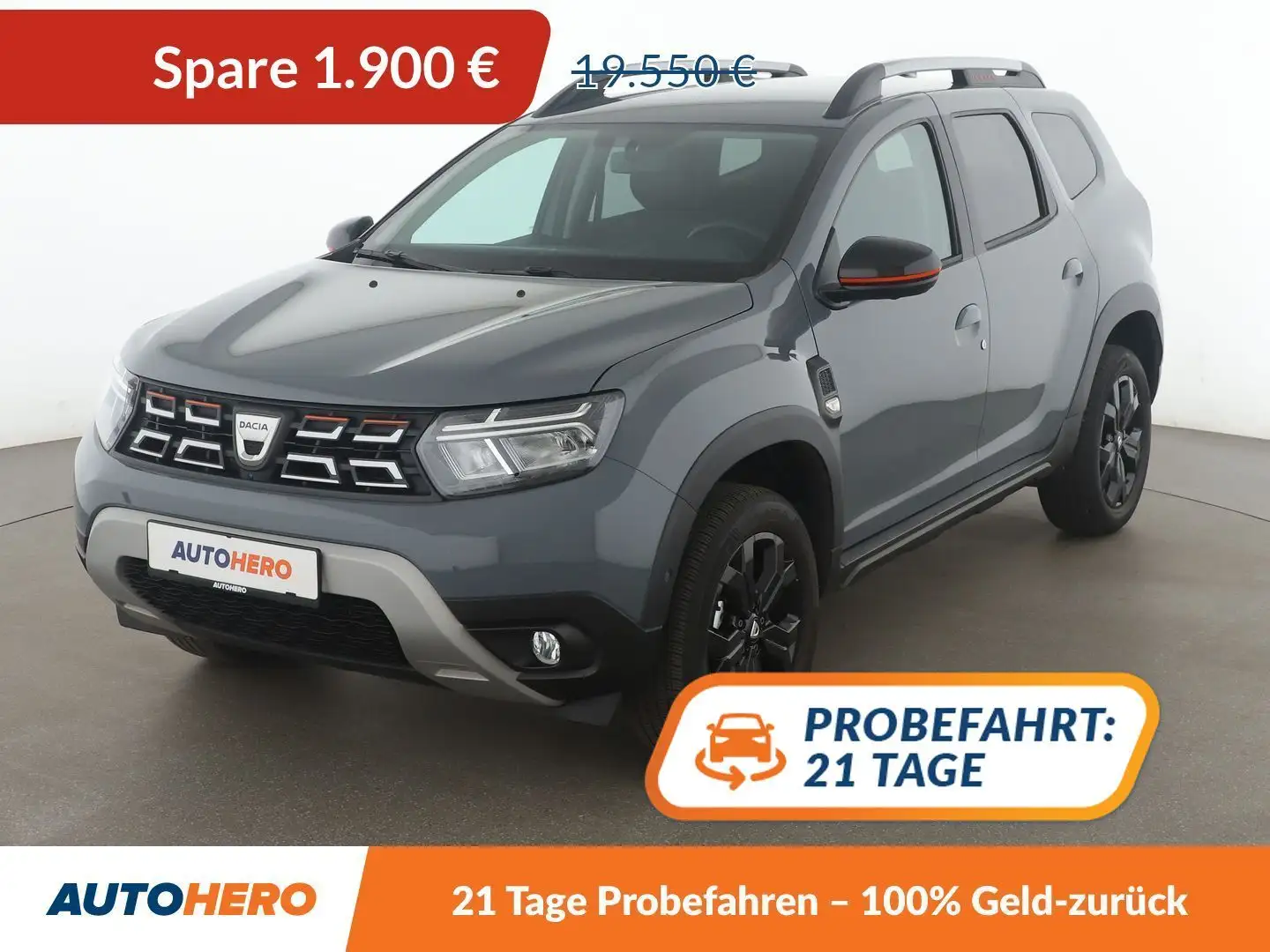 Dacia Duster 1.3 TCe Extreme*NAVI*TEMPO*CAM*PDC*SHZ* Grau - 1