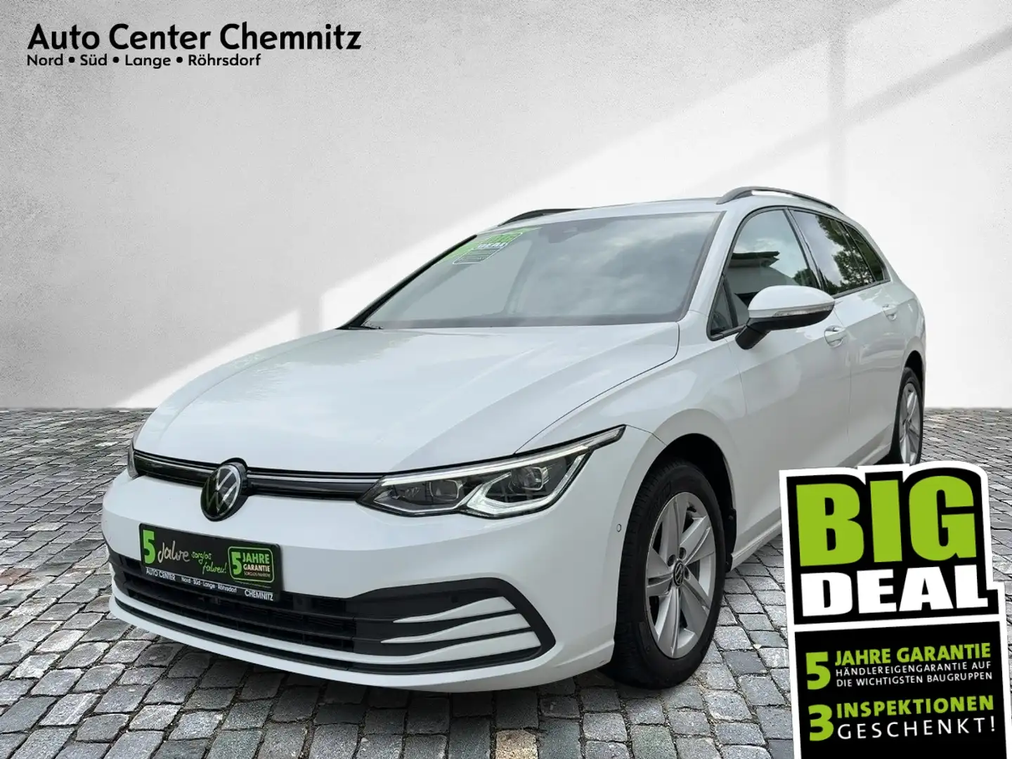 Volkswagen Golf Variant Golf VIII Variant 1.5 TSI Life LED/Navi/Kam/SHZ Weiß - 1