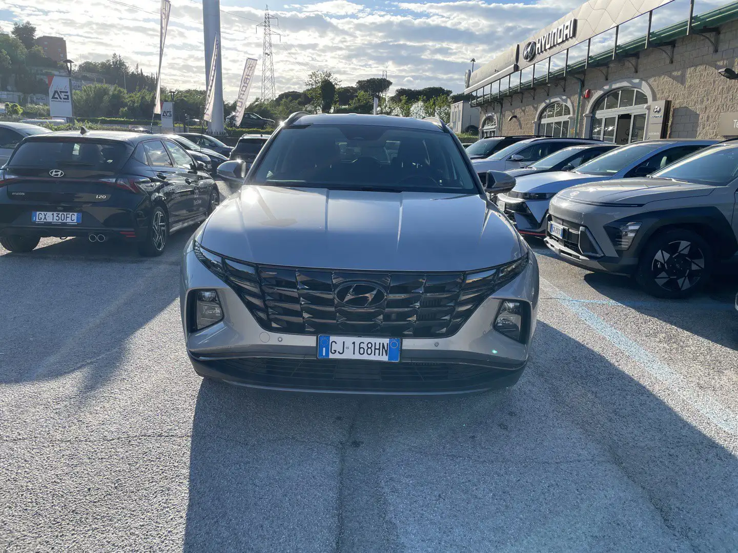 Hyundai TUCSON 1.6 CRDI 48V XLine Smart Sense+ Advanced 2WD Grigio - 2