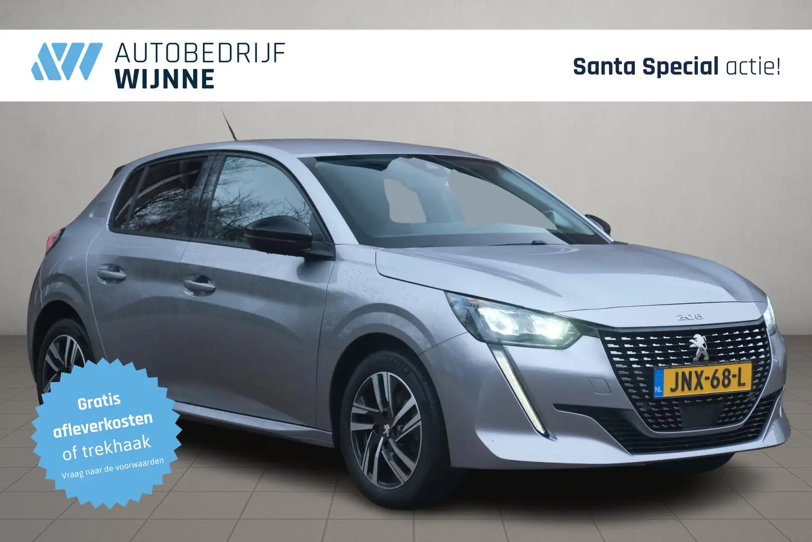 Peugeot 208 1.2 PureTech 100pk Allure Pack | App Connect | Cli Grau - 1