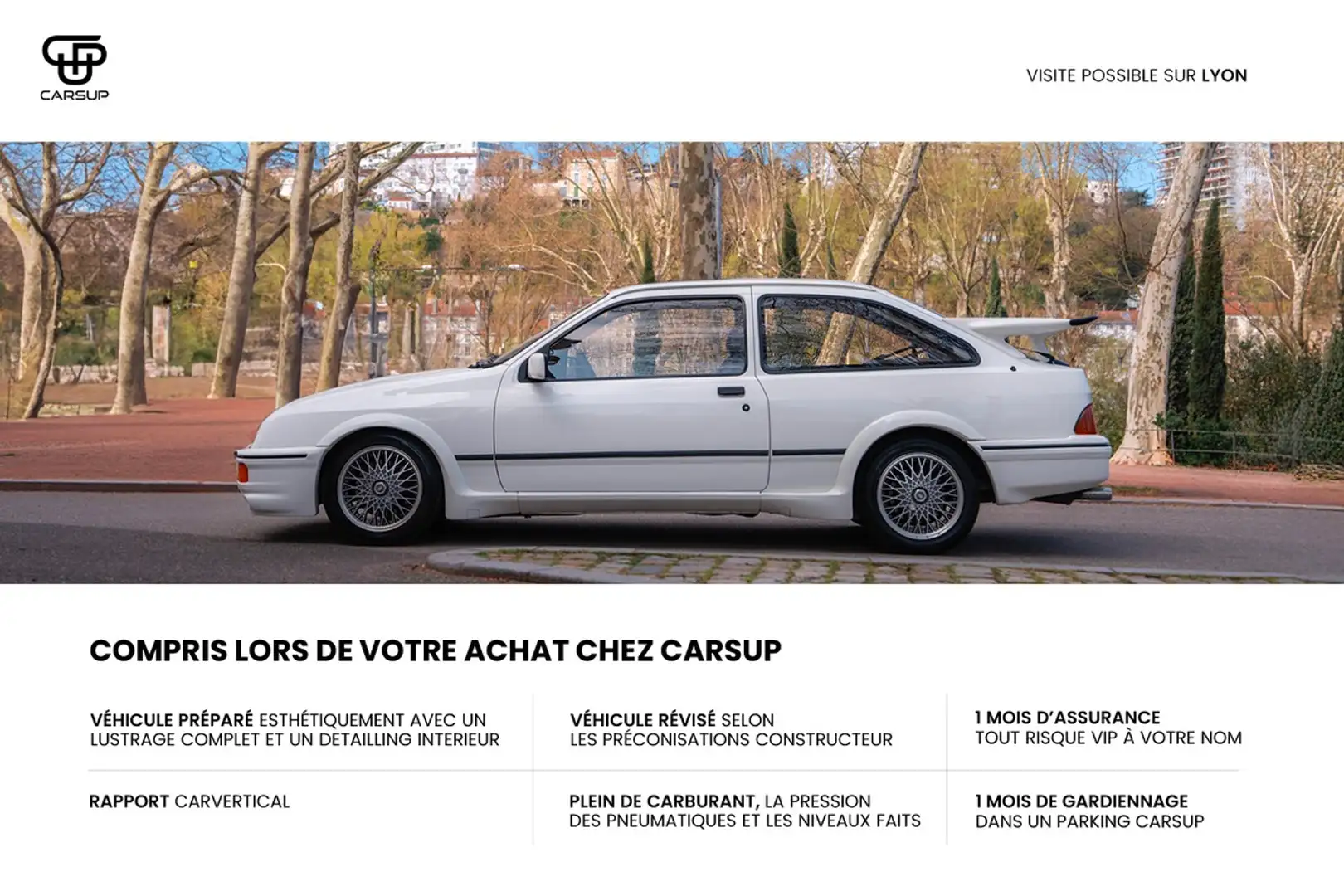 Ford Sierra RS Cosworth 2.0L 204cv - Fran§aise Blanco - 2