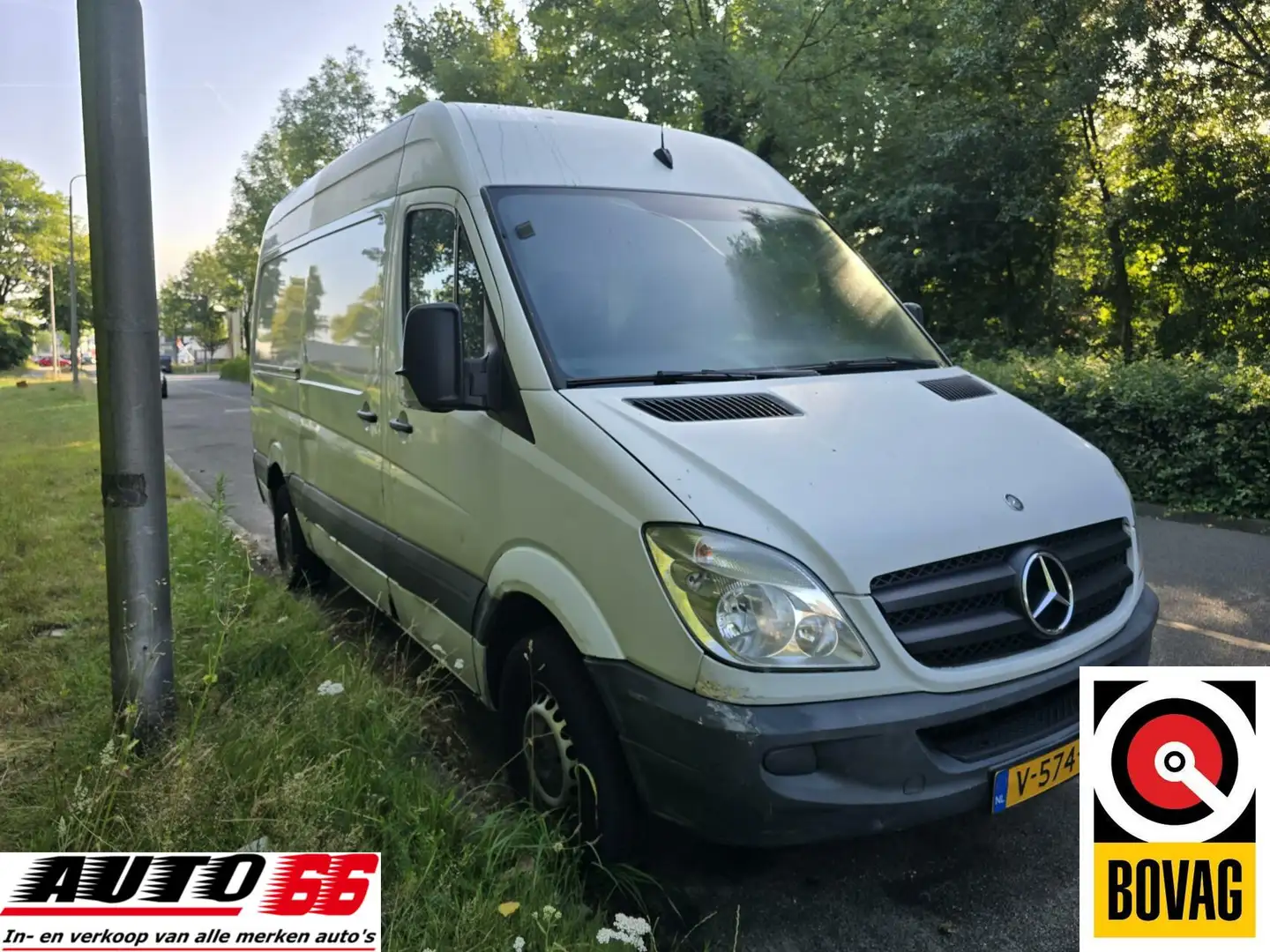 Mercedes-Benz Sprinter bestel 316 2.2 CDI 366 HD LET op MOTOR tiek. Wit - 2