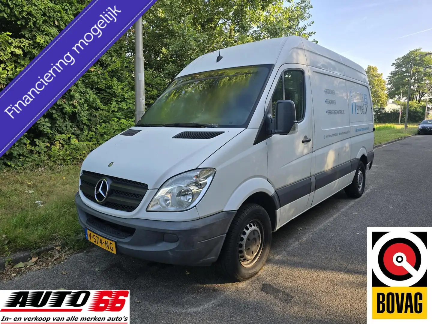 Mercedes-Benz Sprinter bestel 316 2.2 CDI 366 HD LET op MOTOR tiek. Wit - 1