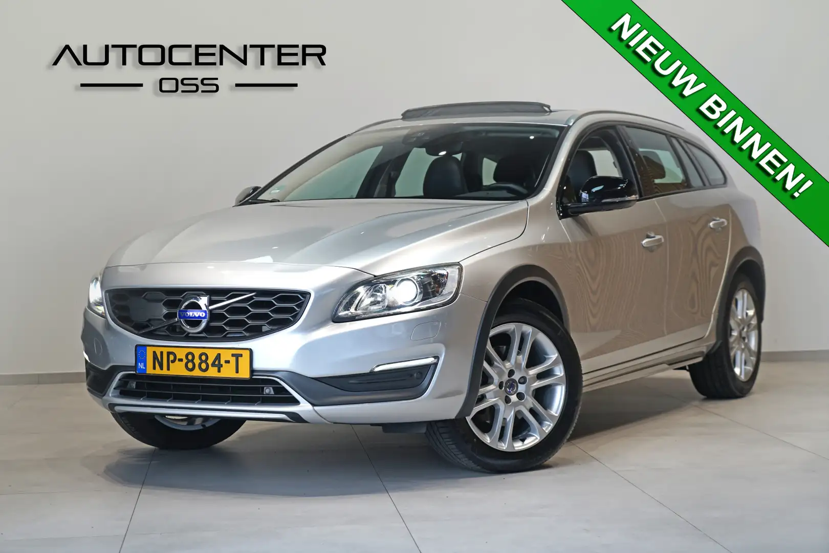 Volvo V60 Cross Country 2.0 D4 Summum ✅ SCHUIFDAK ✅ ADAP.CRUISE ✅ AFN.TREK Gris - 1