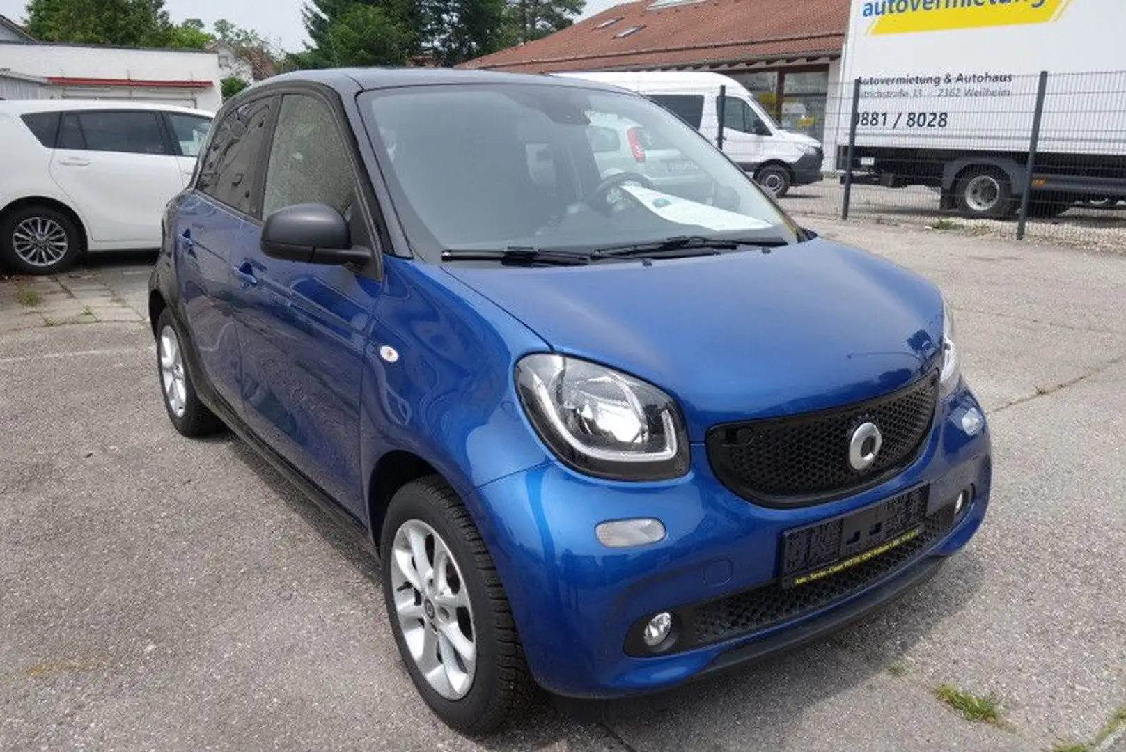 smart forFour Basis 52kW Klima Alufelgen So/Wi Euro 6 Blau - 2