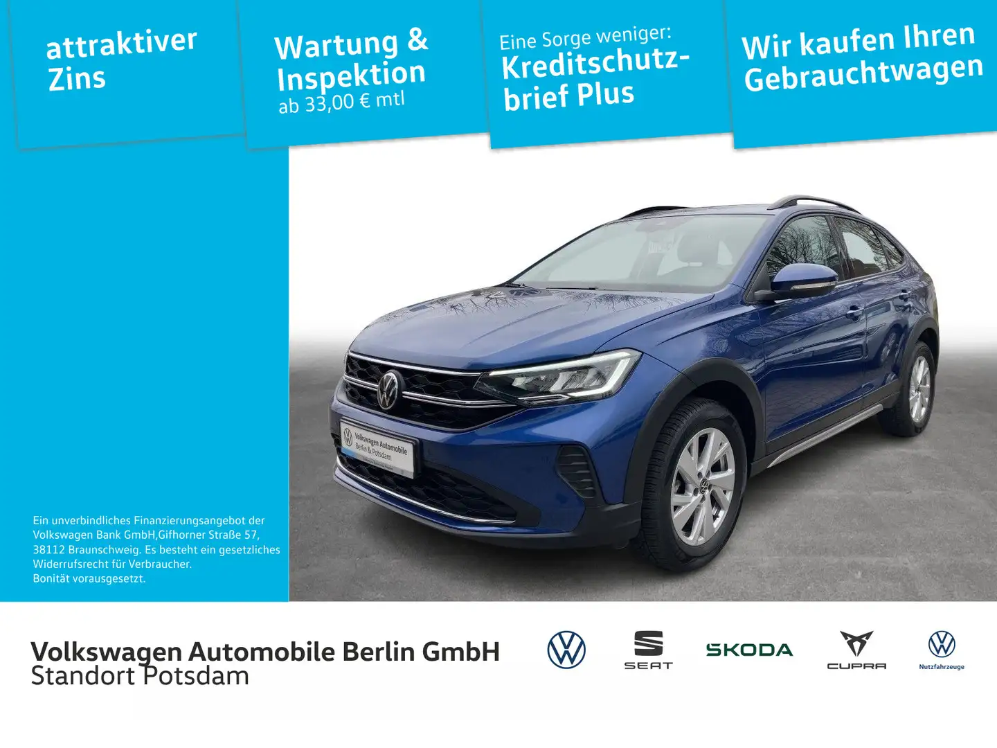 Volkswagen Taigo 1.0 TSI Life Azul - 1