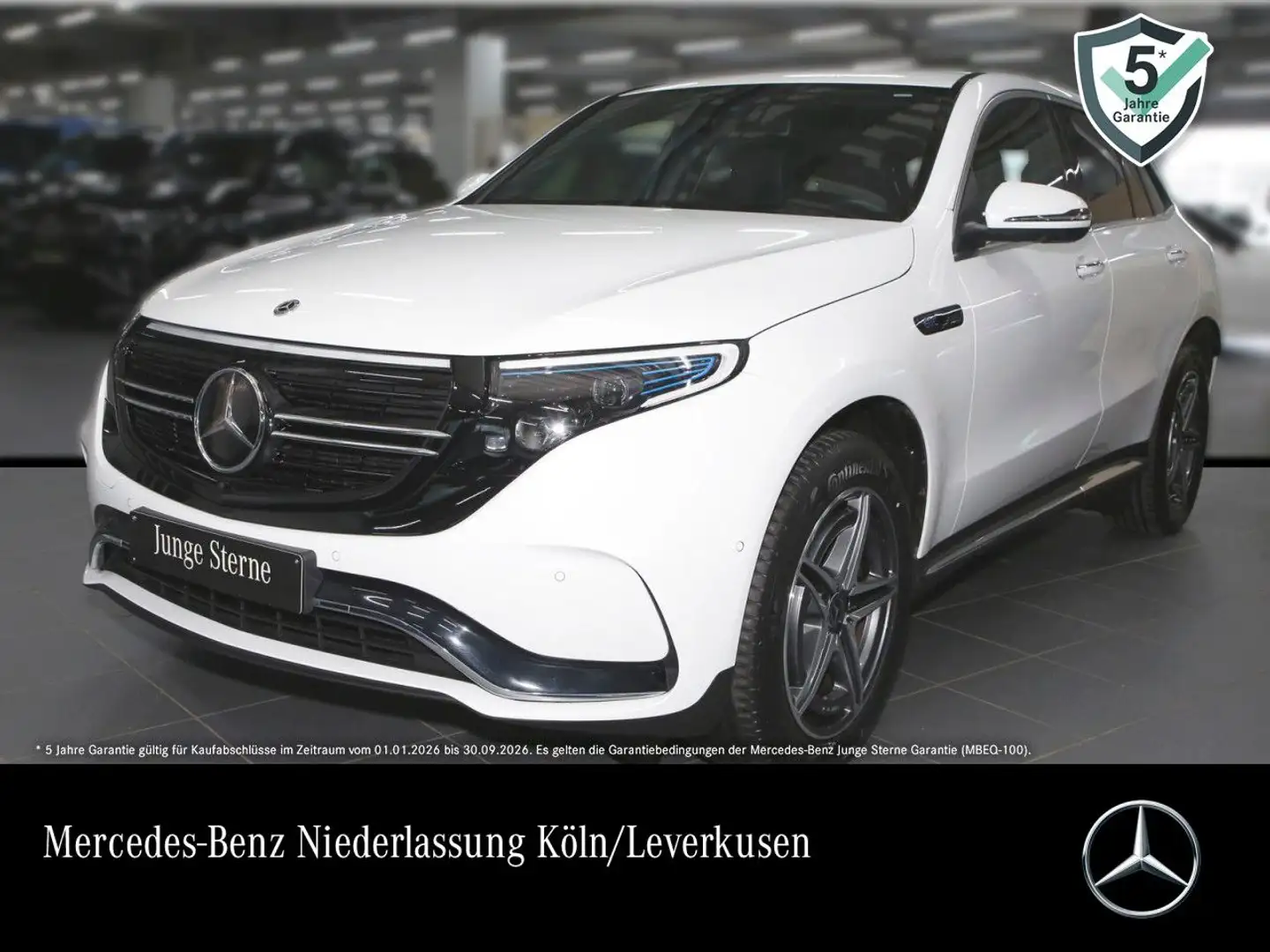 Mercedes-Benz EQC 400 4M AMG+360+MULTIBEAM+FAHRASS+HUD+KEYLESS Blanc - 1