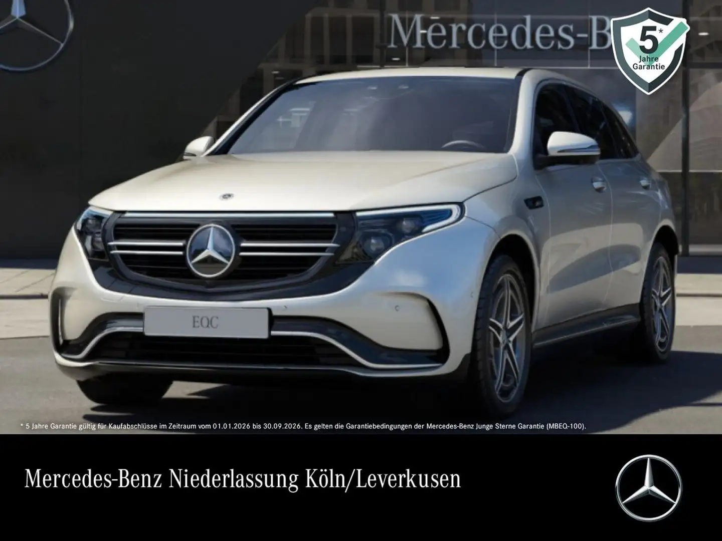 Mercedes-Benz EQC 400 4M AMG+360+MULTIBEAM+FAHRASS+HUD+KEYLESS Weiß - 1