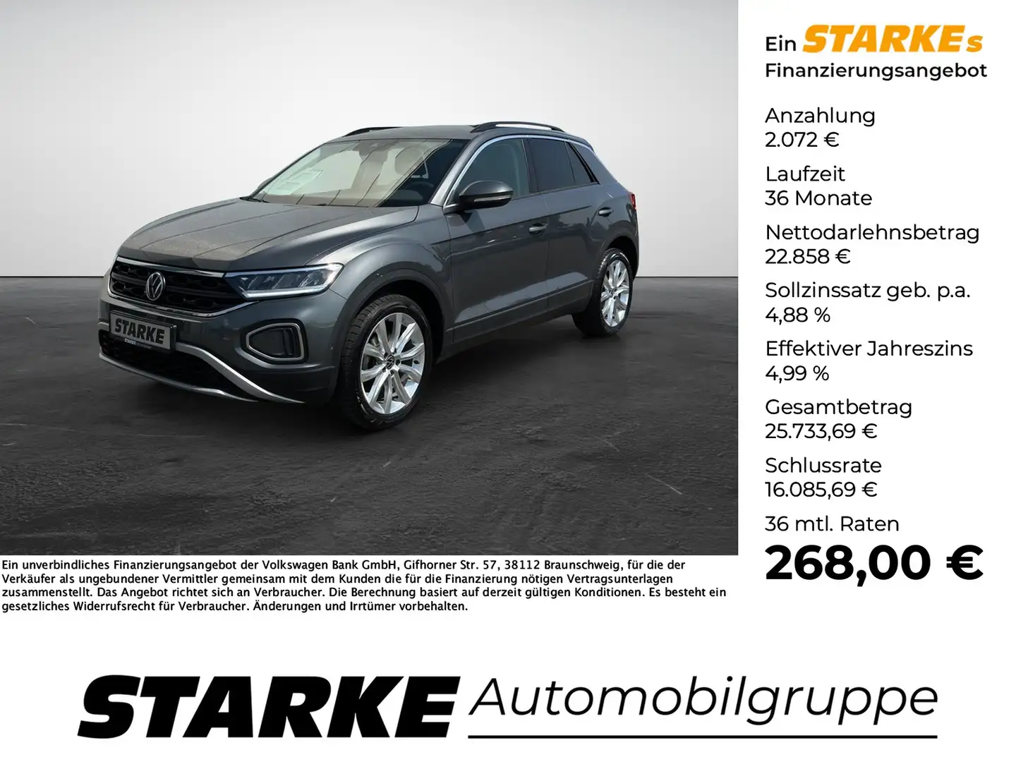Volkswagen T-Roc 1.5 TSI Life Grijs - 1