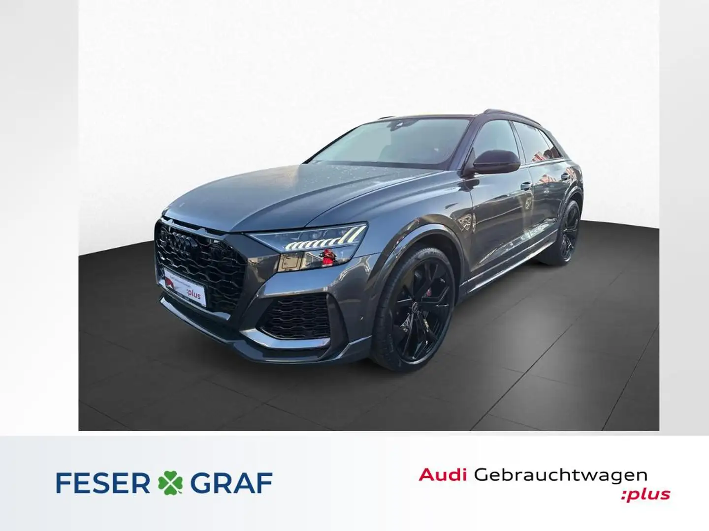 Audi RS Q8 qu. Tip-tr. +RS ESSENTIAL+AHK+KERAMIK+PANO+ Grau - 1