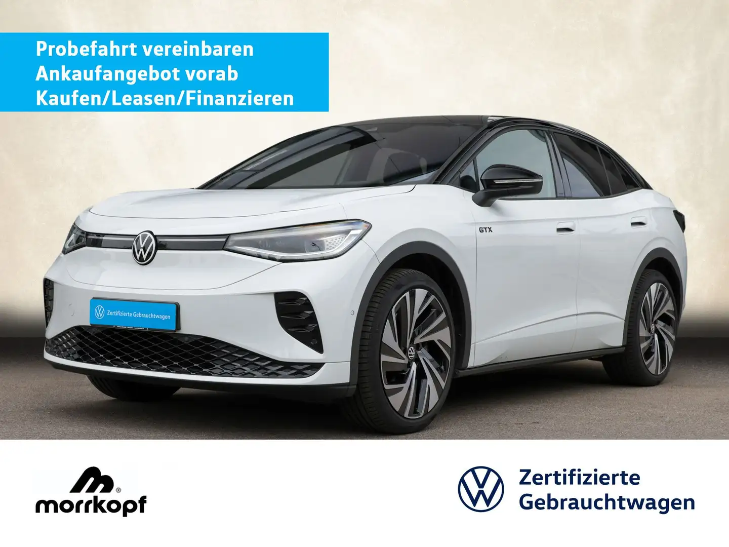 Volkswagen ID.5 GTX +AHK+AB 399 LEASING+ Sportpaket Bluetooth Wit - 1
