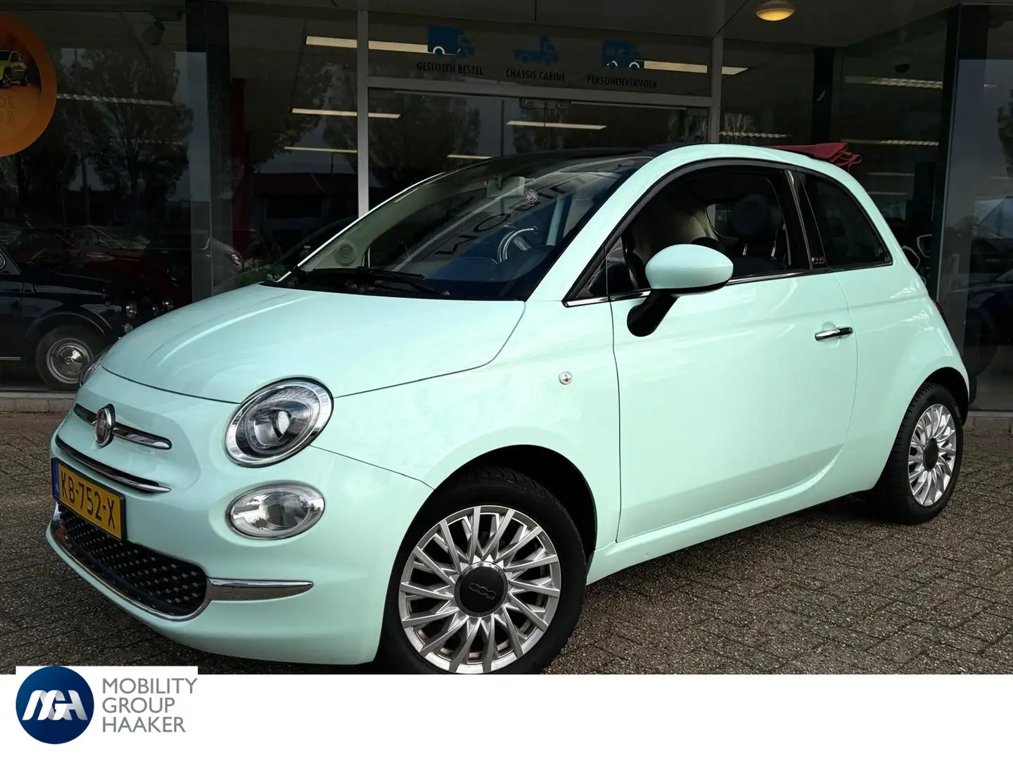 Fiat 500C 0.9 TwinAir Turbo Lounge | Navi | Bluetooth | Airc Vert - 1