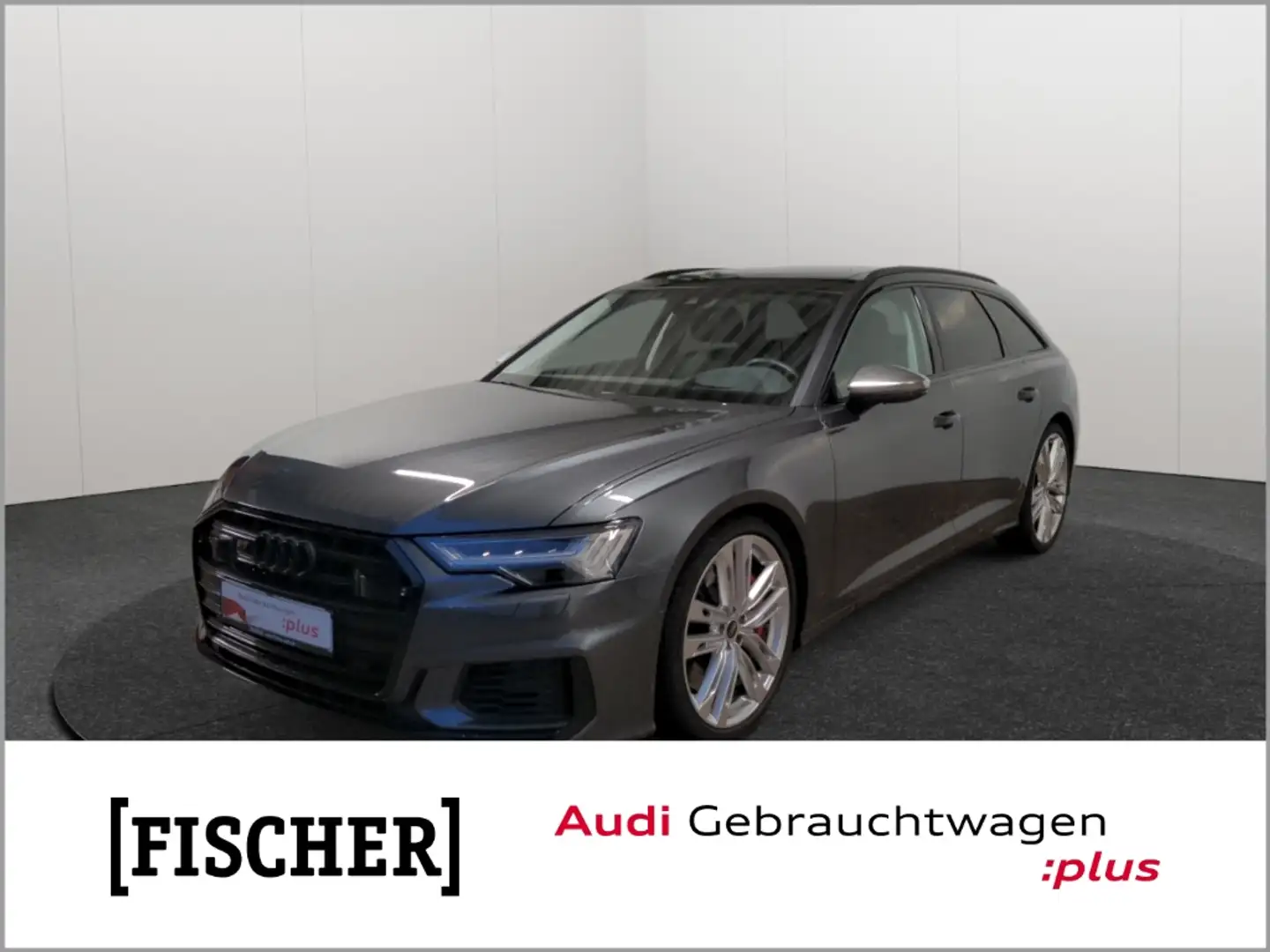 Audi S6 Avant TDI quattro Matrix AHK STHZ Navi HUD B&O Rea Gris - 1