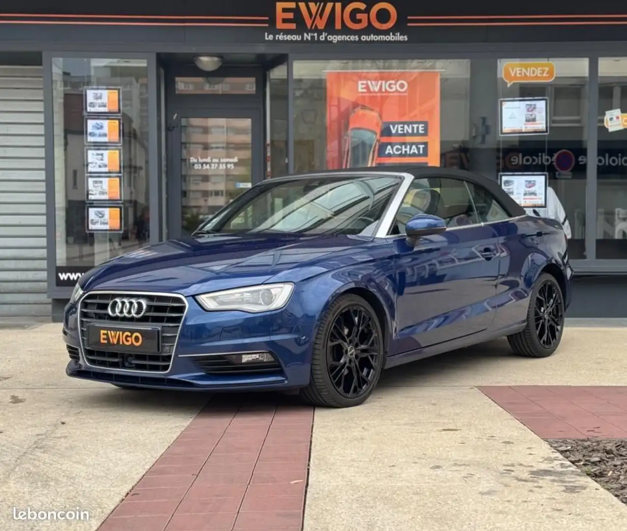 Audi A3 CABRIOLET 2.0 TDI 150 S-TRONIC BVA Blau - 2