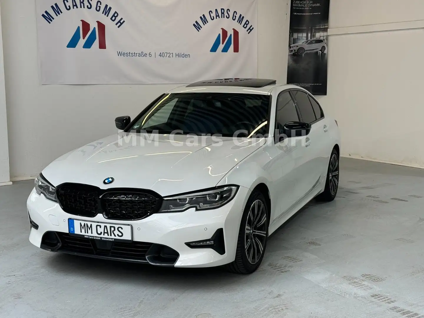 BMW 320 d Sport Line StHz|ACC|GSD|HUD|AHK|Garantie| Wit - 1