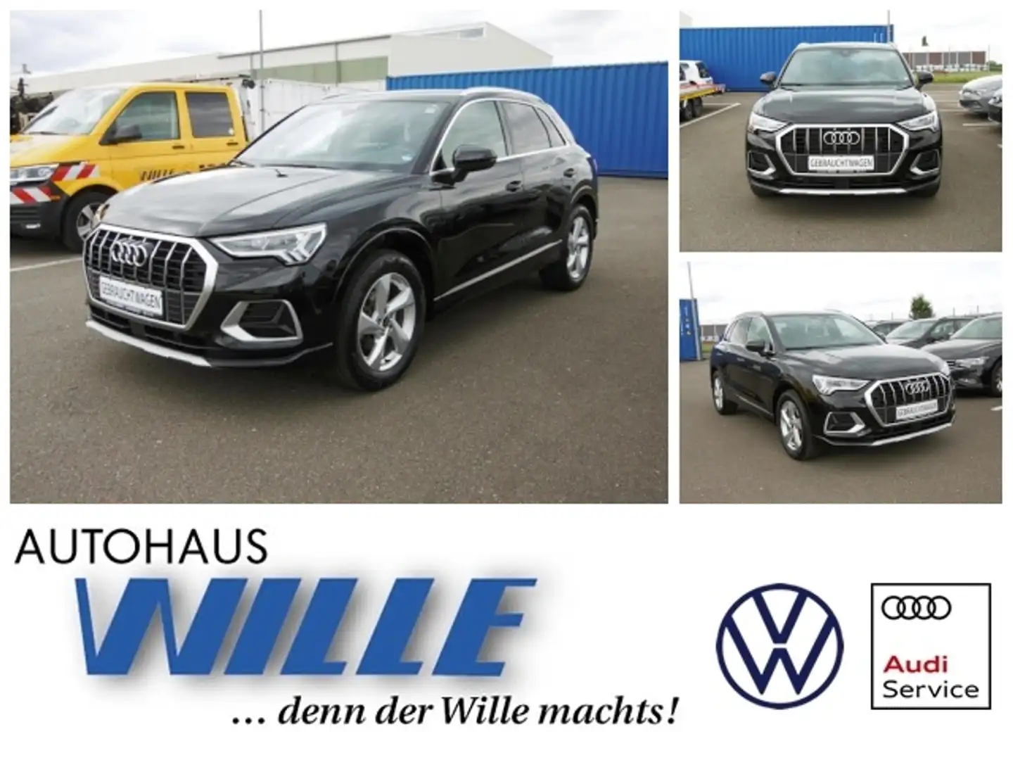 Audi Q3 35 2.0 TDI DPF Advanced Klima Rückfahrkamera Schwarz - 1