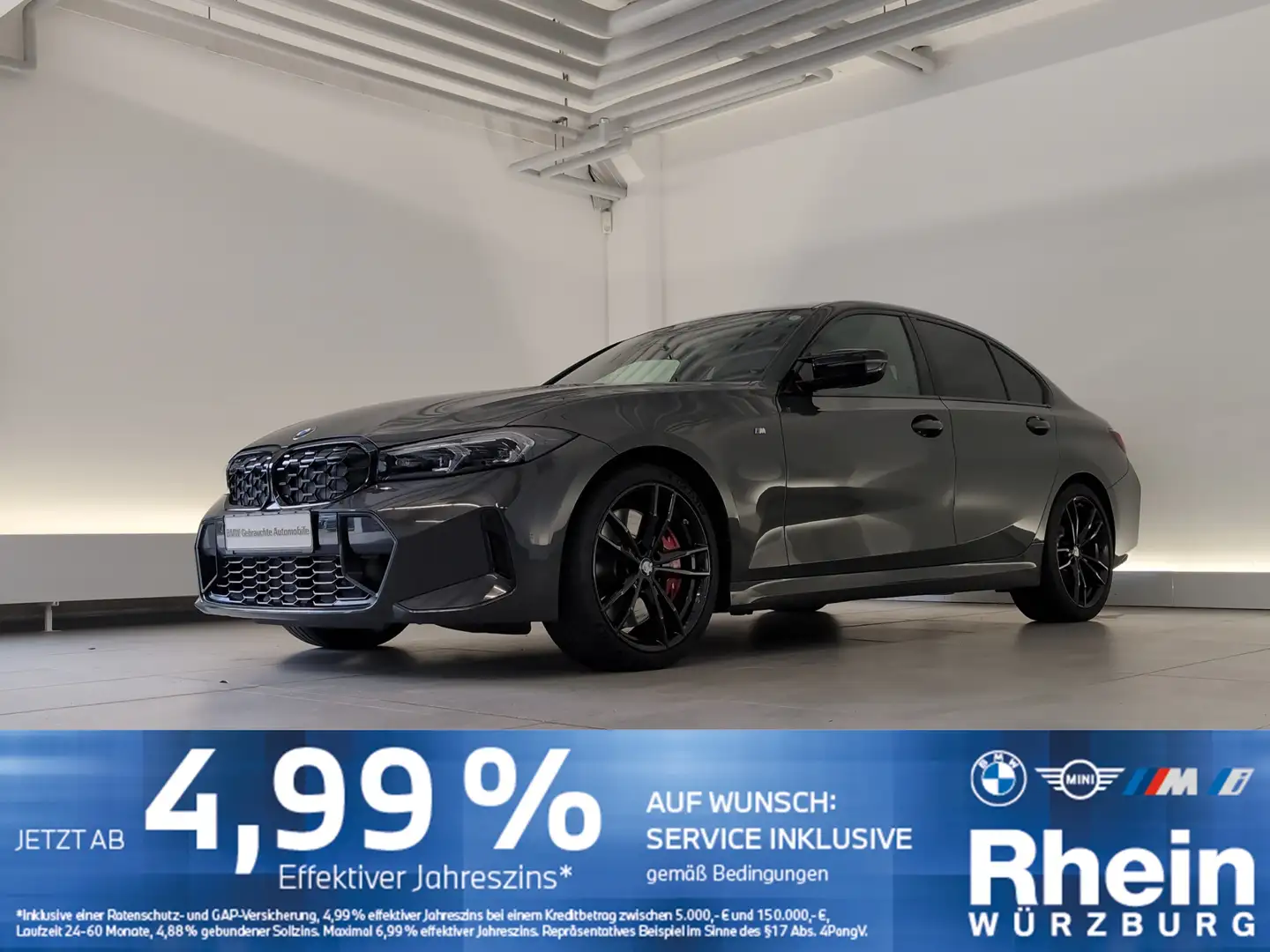 BMW 340 Mi xDrive Limousine LED/PDC/DAB  LED/PDC/DAB Grau - 1