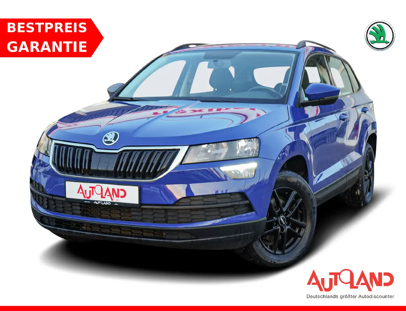 Skoda Karoq 1.0 Active Android Apple Tempomat Klima Bleu - 1