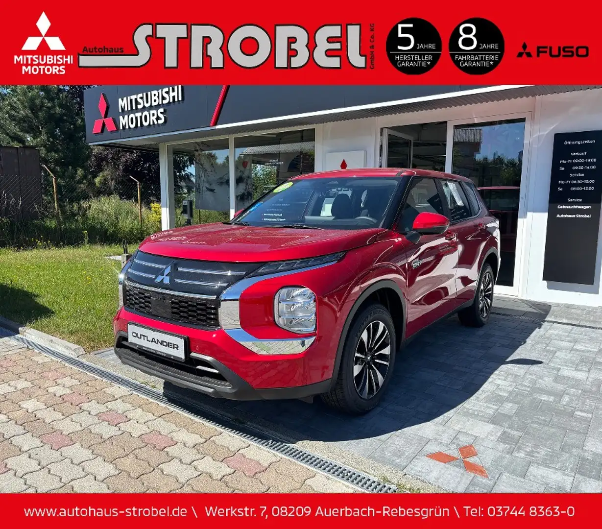 Mitsubishi Outlander PHEV BASIS *STANDHEIZUNG*ALLRAD* Rot - 1