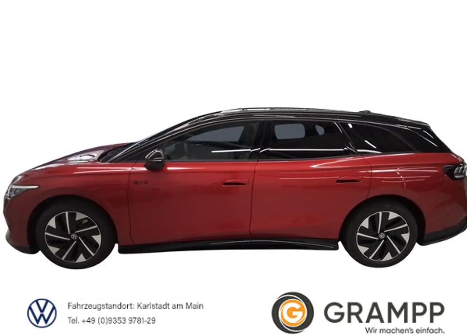 Volkswagen ID.7 Tourer GTX 4M +CCS+WÄRMEPUMPE+AHK+360°+ACC+ Rot - 1