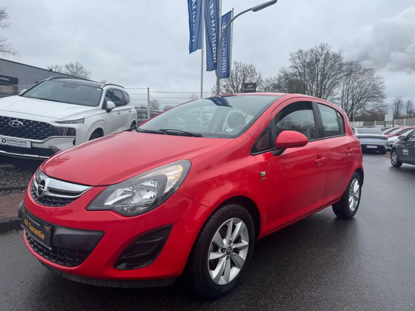 Opel Corsa 1,4/1.HD/ENERGY/KLIMA/17TKM/ALU/SHZ/LHZ/TÜV-NEU! Rot - 1